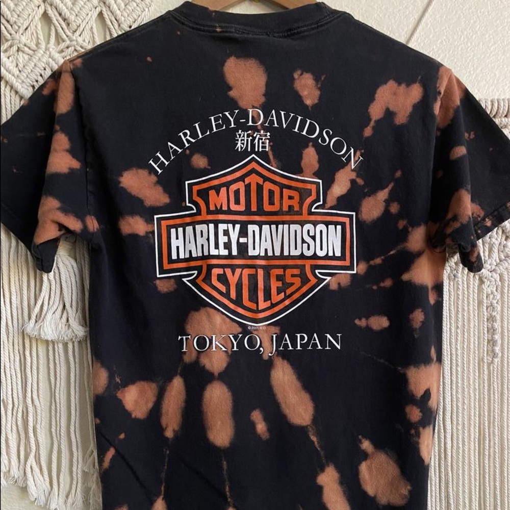 Harley Davidson Tokyo Japan graphic tee top